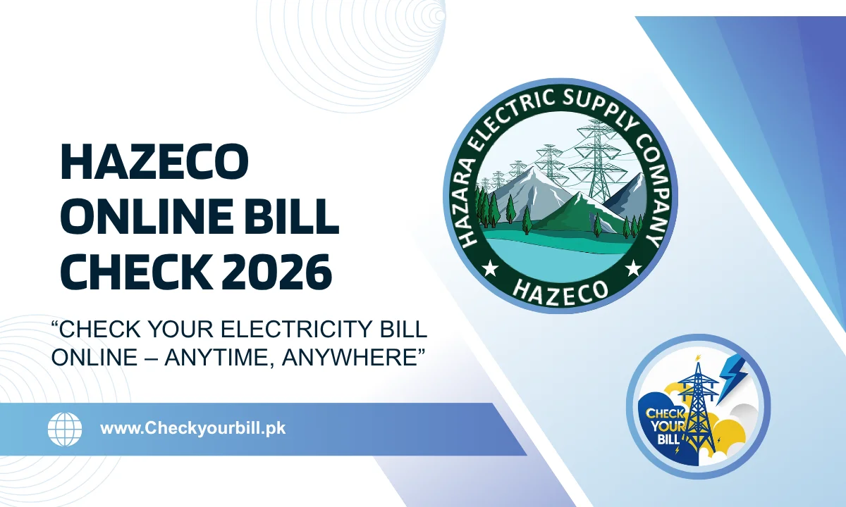 HAZECO Online Bill Check 2026 – HAZECO Duplicate Bill Download & Print
