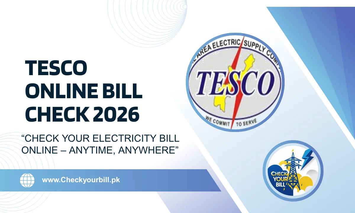 TESCO Online Bill Check 2026 – TESCO Duplicate Bill Download