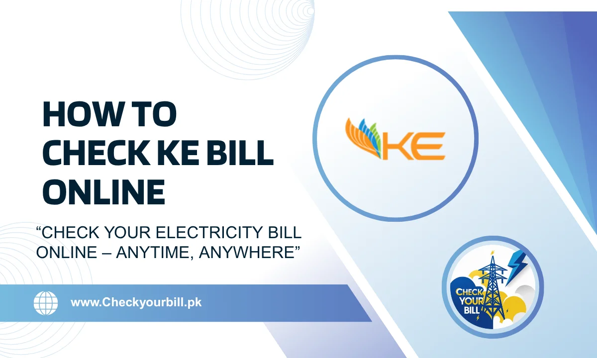 How to Check K-Electric Bill Online 2026