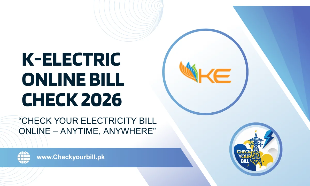K-Electric Online Bill Check 2026 – KE Duplicate Bill Download & Print