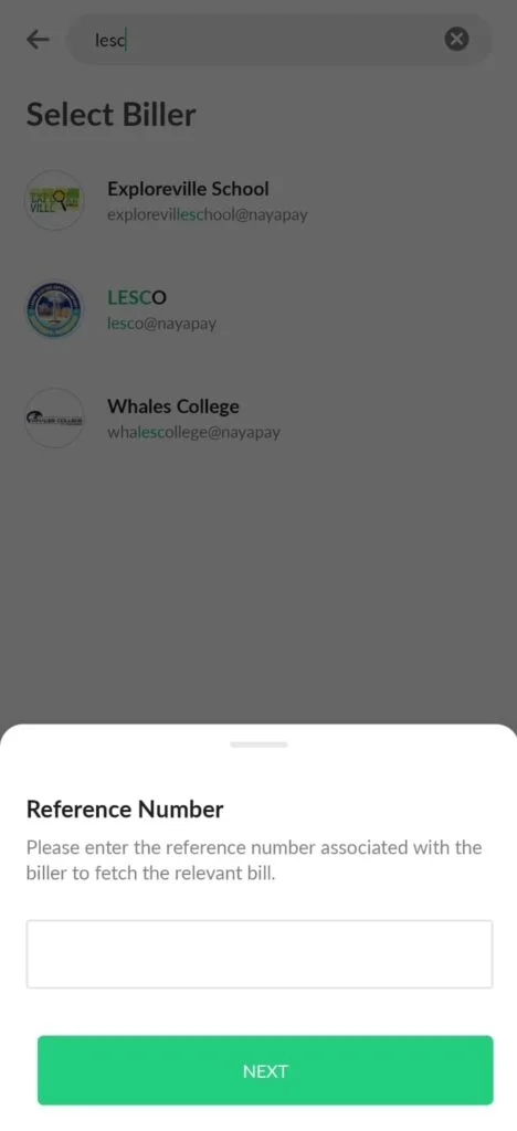 Enter Bill Details
