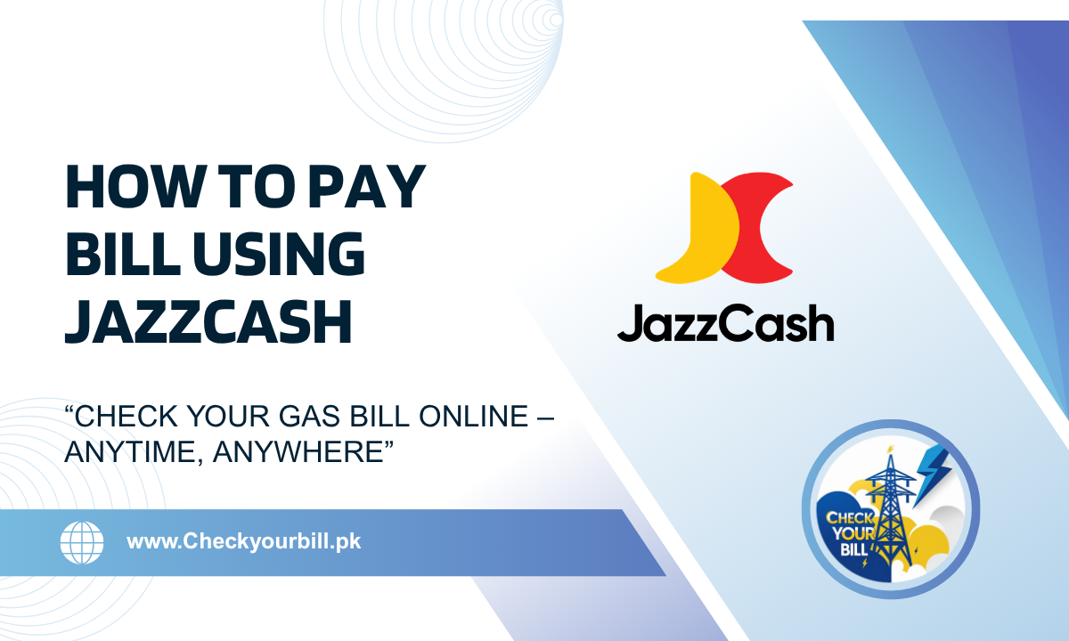 How to Pay Your Bill Online Using Jazzcash