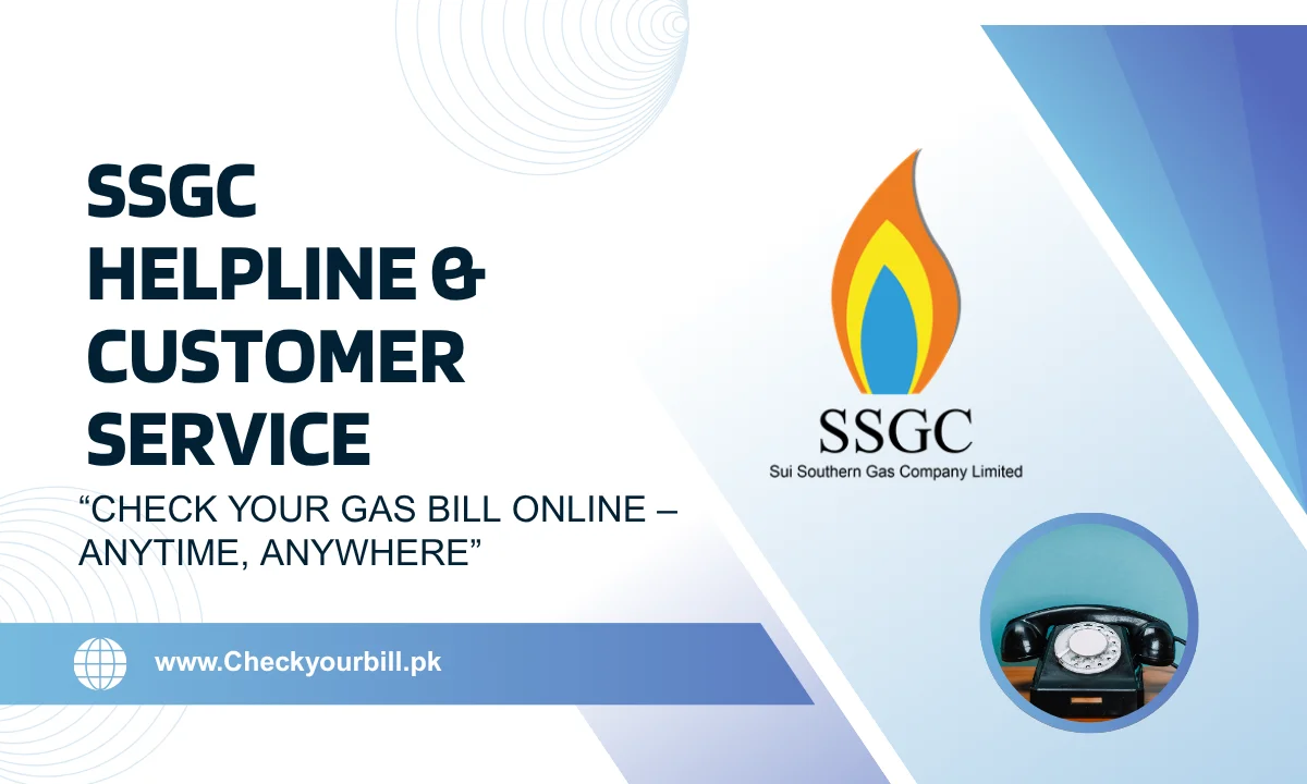 SSGC Helpline and Customer Service